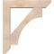 Ekena Millwork Westlake Slat Smooth Bracket w/ Offset Brace, Douglas Fir, 7 1/2"W x 36"D x 40"H BKT0806X36X40WTL06SDF - alternate 2